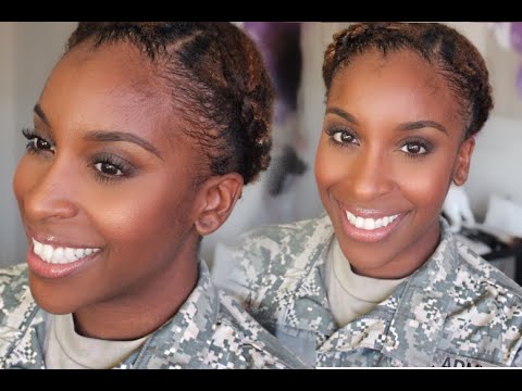 Military Hair and Makeup Tutorial