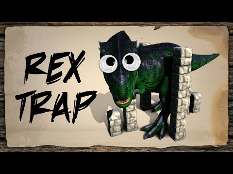 How to Build a Rex Taming Trap (2022) | ARK
