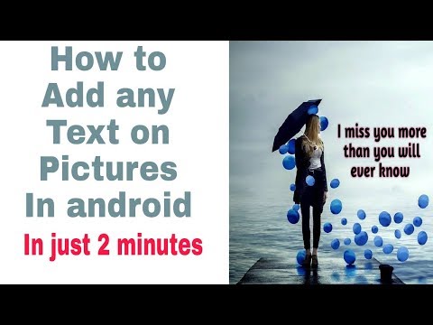 how to write text on an image in android
