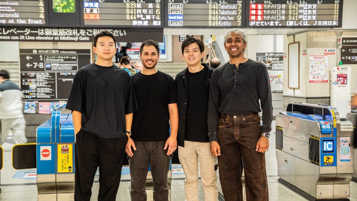 Maximum Frequency Ventures cofounders from left to right: Alexandre Tang, Neil Harounian, Jerome Ong, and Mo Shaikh.
