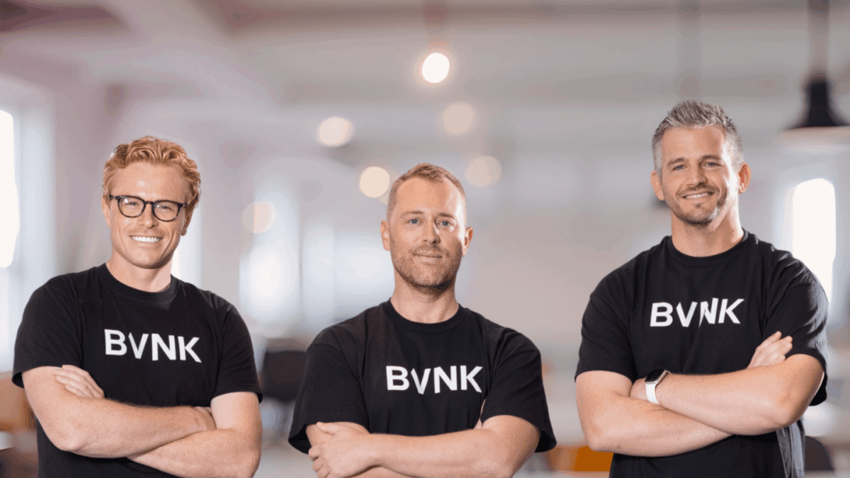 BVNK founders (from left) Chris Harmse, Jesse Hemson-Struthers, and Donald Jackson.
