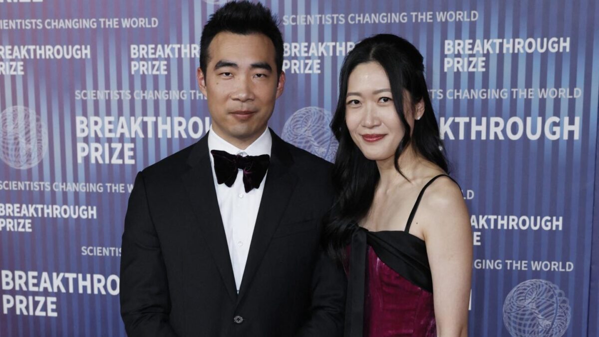 Matt Huang (left) and Glara Ahn at a 2024 gala in Hollywood, Los Angeles.