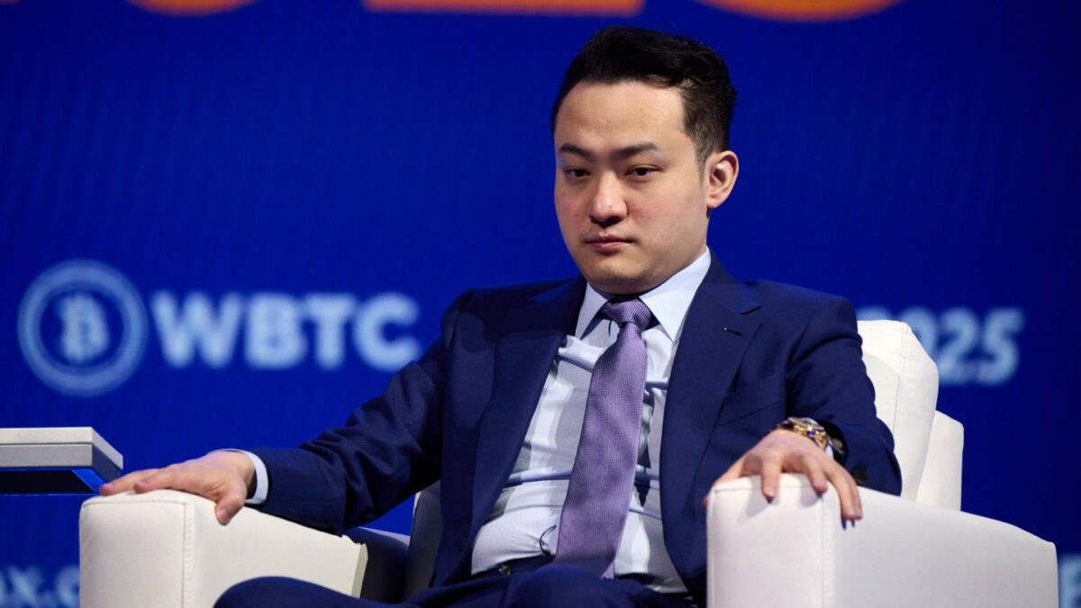 Justin Sun, founder of Tron, during a Bitcoin conference in May.