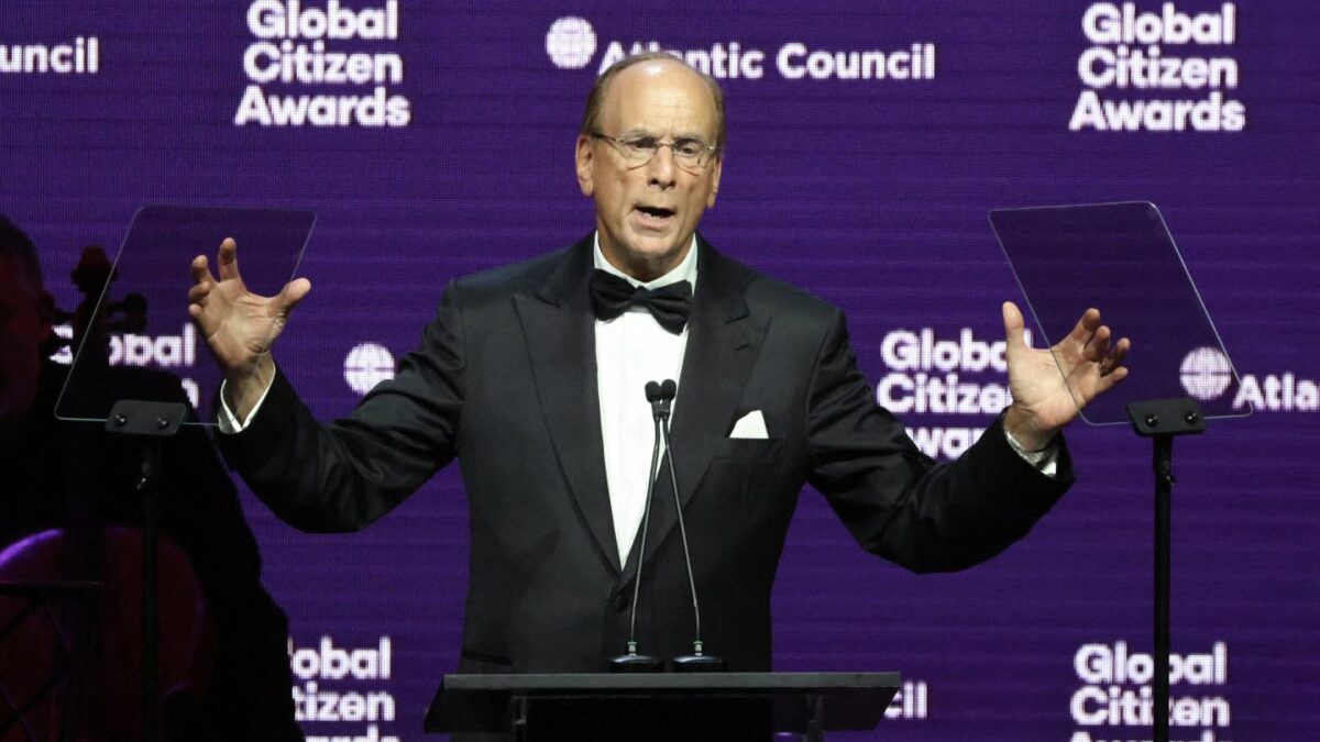 BlackRock CEO Larry Fink.