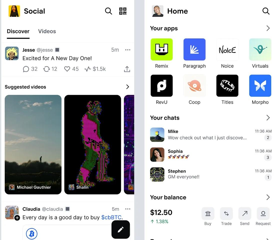 base-app-social-interface base app social interface
