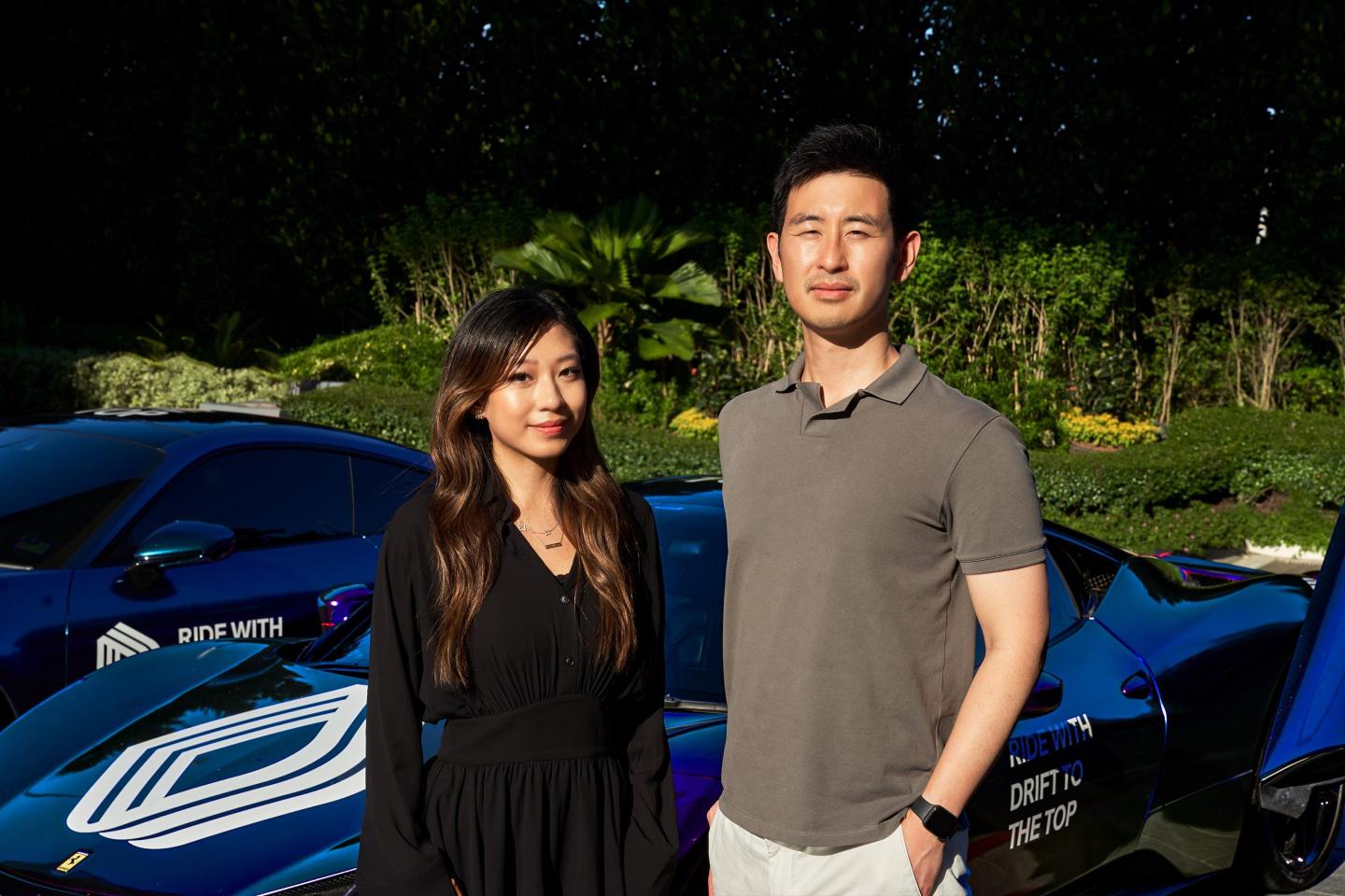 Drift cofounders Cindy Leow and David Lu.