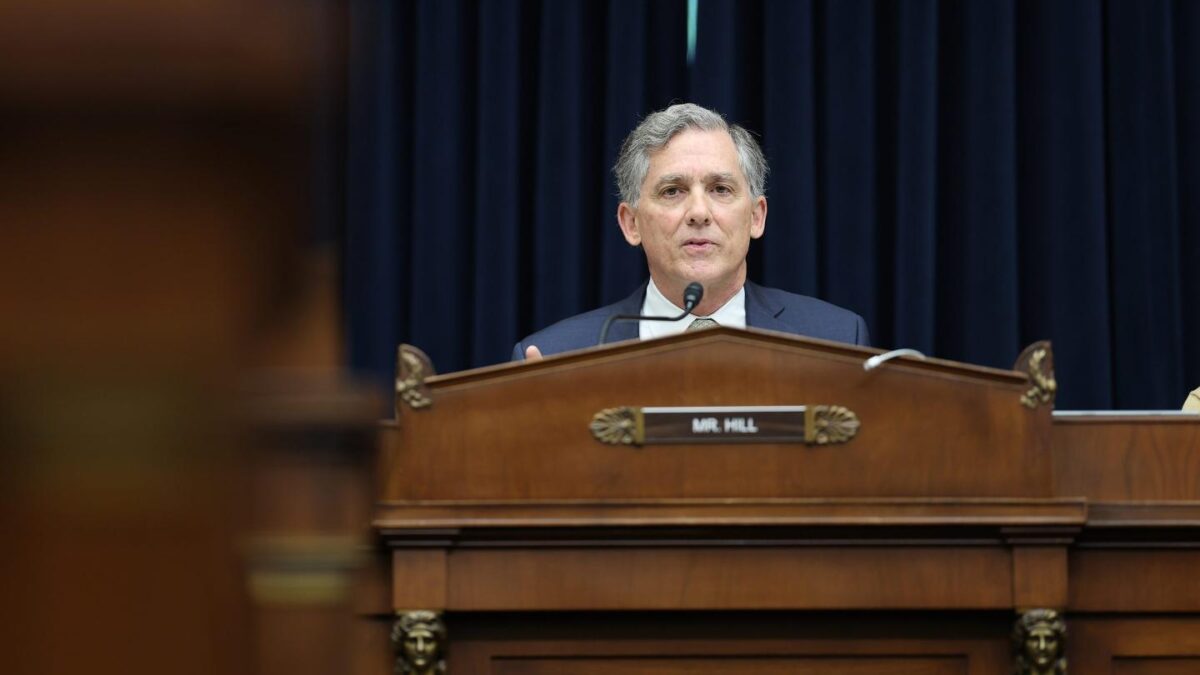 Rep. French Hill (R-Ark.), vice-chairman of the House Financial Services Committee.