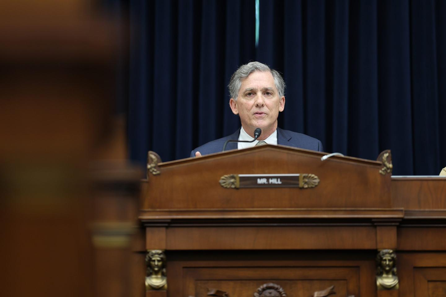 Rep. French Hill (R-Ark.), vice-chairman of the House Financial Services Committee.