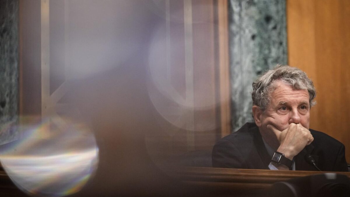 Sen. Sherrod Brown (D-Ohio), one of the top targets of antagonistic crypto donations.