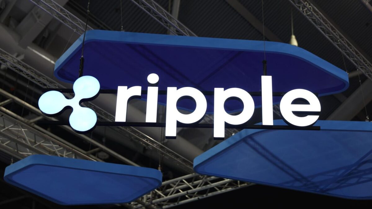Ripple signage during the Singapore FinTech Festival in 2023.