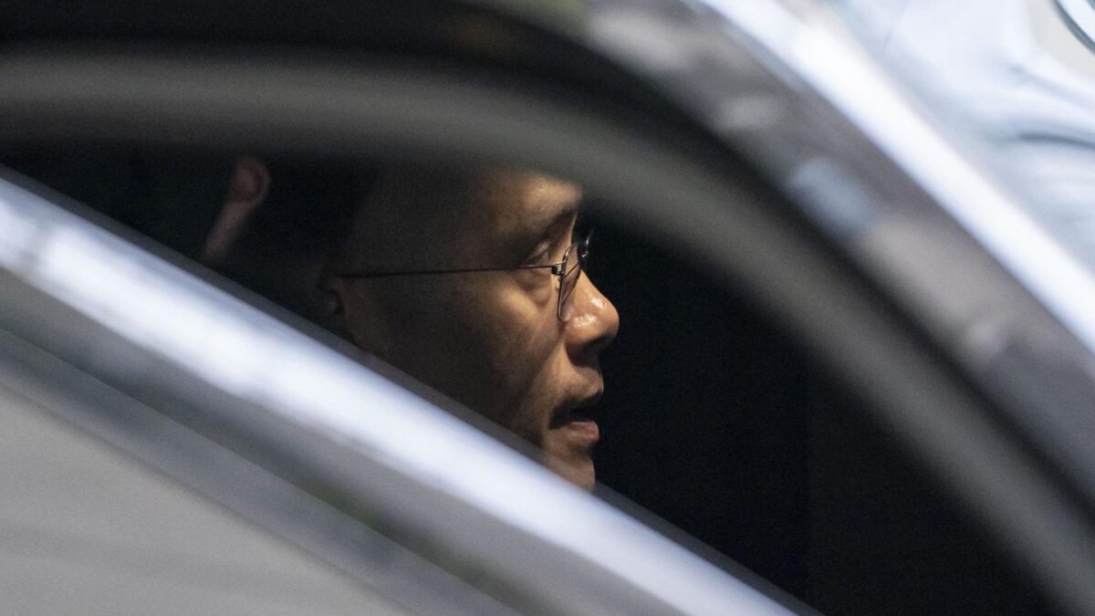 Binance founder Changpeng Zhao leaves U.S. District Court on Nov. 21, 2023, in Seattle.